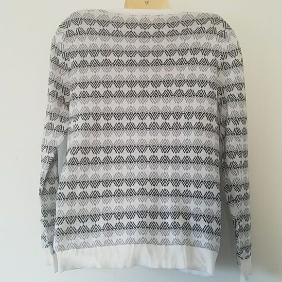 Merona V-Neck Pattern Cardigan XXL - Picture 6 of 8